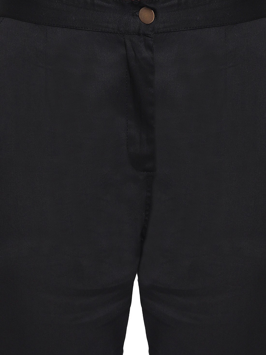 womens black capri trousers