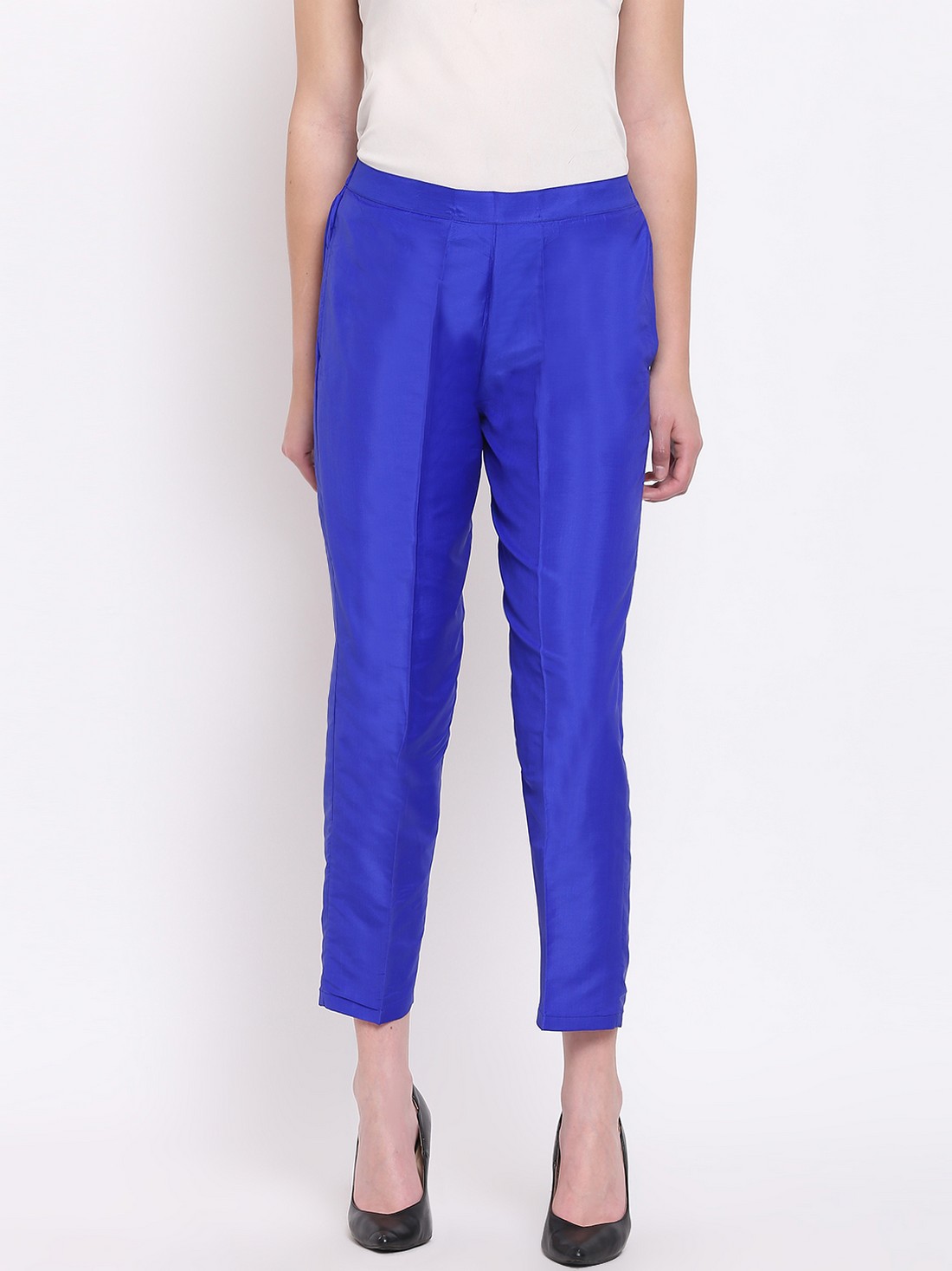 royal blue trousers womens